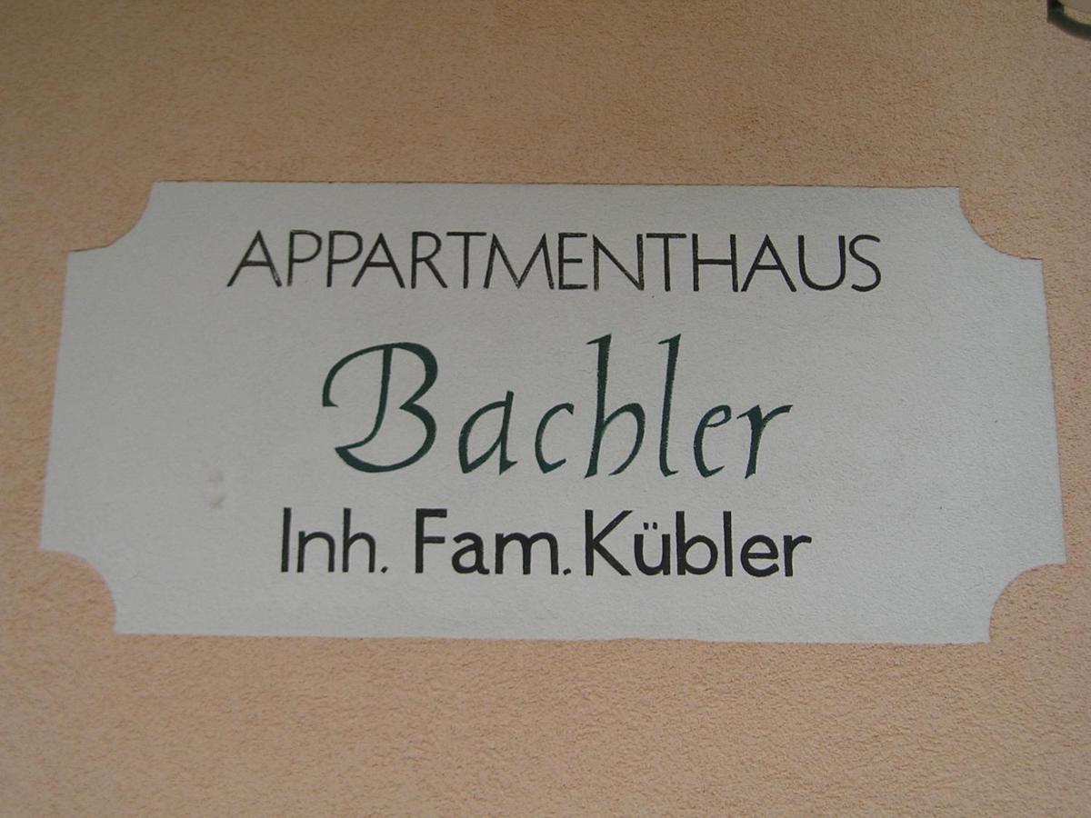 Appartmenthaus Bachler Buitenkant foto